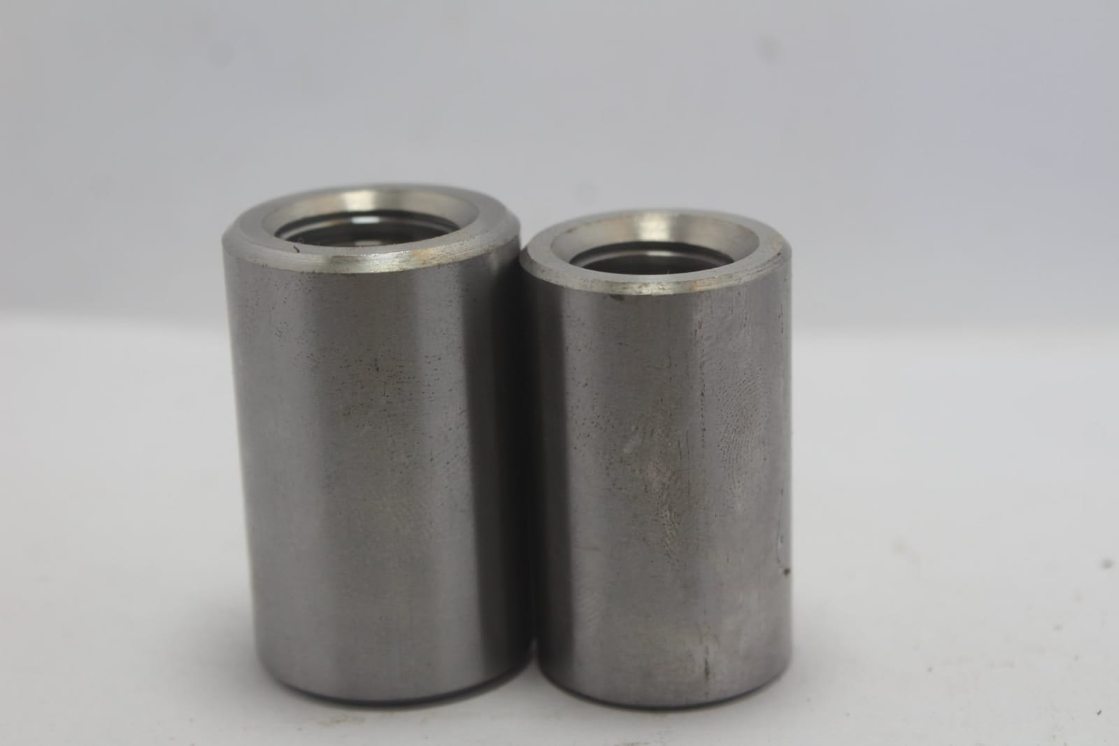 Parallel roll threaded couplers