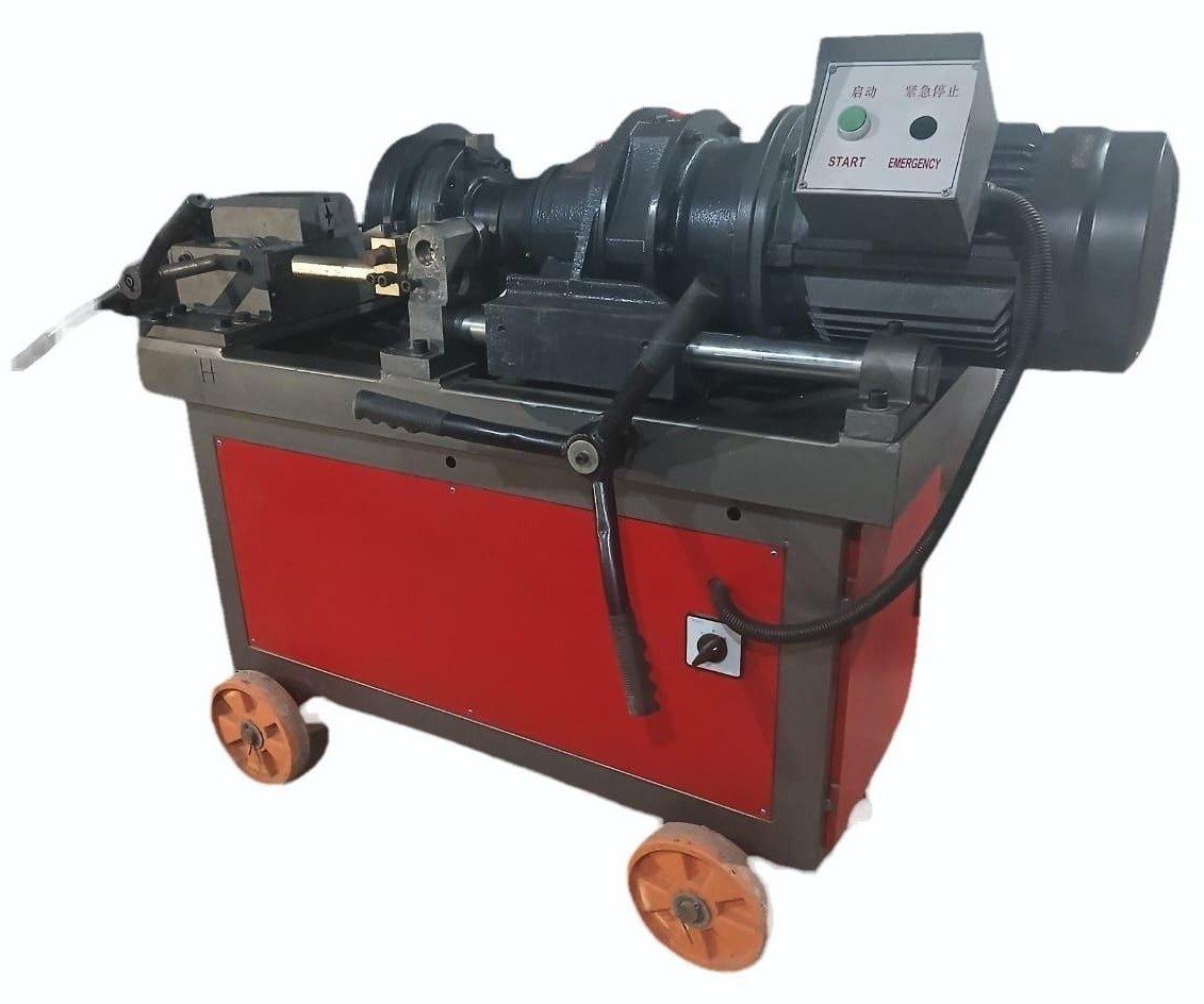 Rebar threading machinery